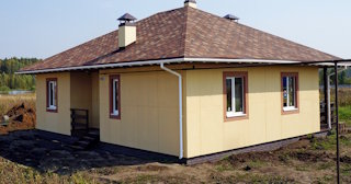 Одноэтажный дом из панелей под ключ в Биробиджане - Строй-Брб от 134225 рублей